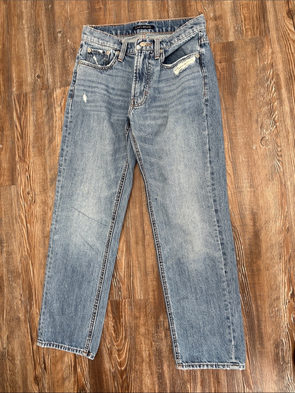 Lucky Brand Women's Light Blue Boyfriend Jeans